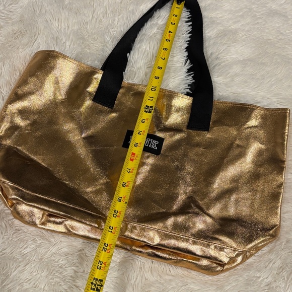 VS PINK Limited Edition Rose Gold Tote Bag - Picture 2 of 11